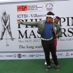 cassius casas former Phil masters champion help clyde mondilla the official jacket uniforms of the Phil airforce