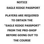 EAGLE RIDGE PASSPORT