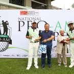 pro tonton asistio and amateur eustaquio with mr and mrs torralba of malarayat golf and country club