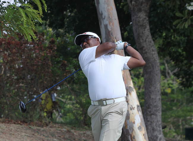 Tony Lascuna shows top form during yesterday's pro am