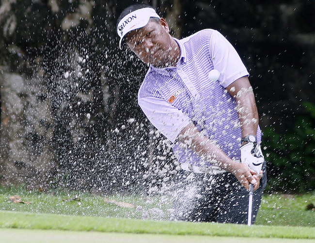 Tony Lascuña hopes to blast the opposition with his A-game off the mound, on the fairways and around the greens.
